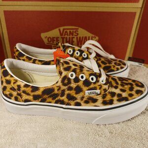 Vans Men's 5/Women's 6.5 Authentric Leopard Black/True White [VN0A4U39316]